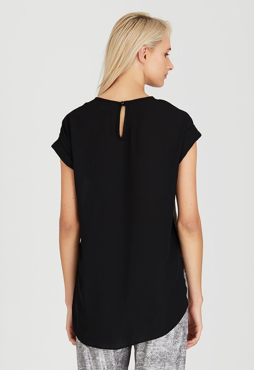 STYLE REPUBLIC - High Low T-shirt Black and Grey