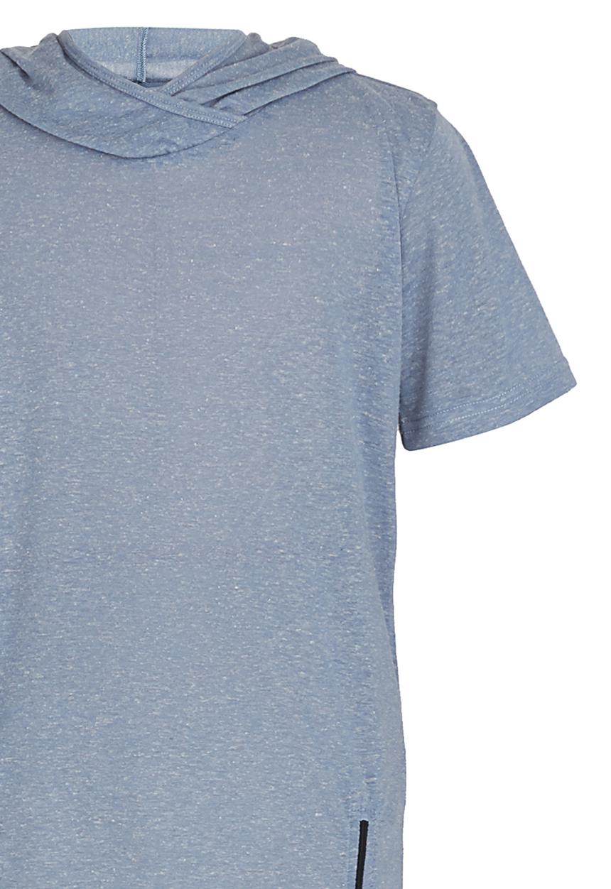 Rebel Republic - Hooded Top Blue