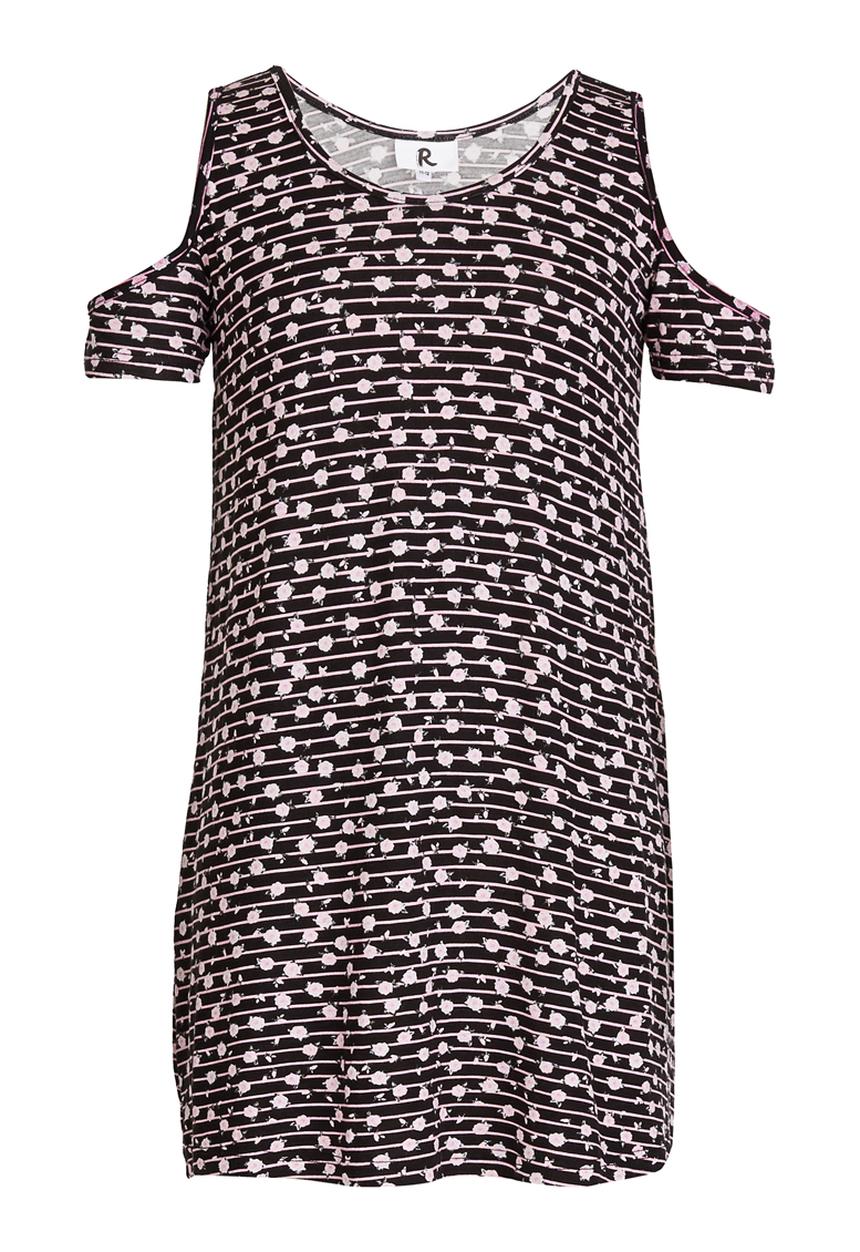 Rebel Republic - Cold  Shoulder Dress Multi-colour