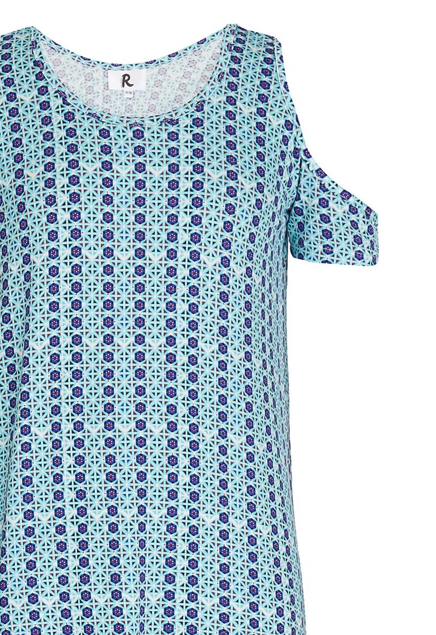 Rebel Republic - Cold  Shoulder Dress Multi-colour