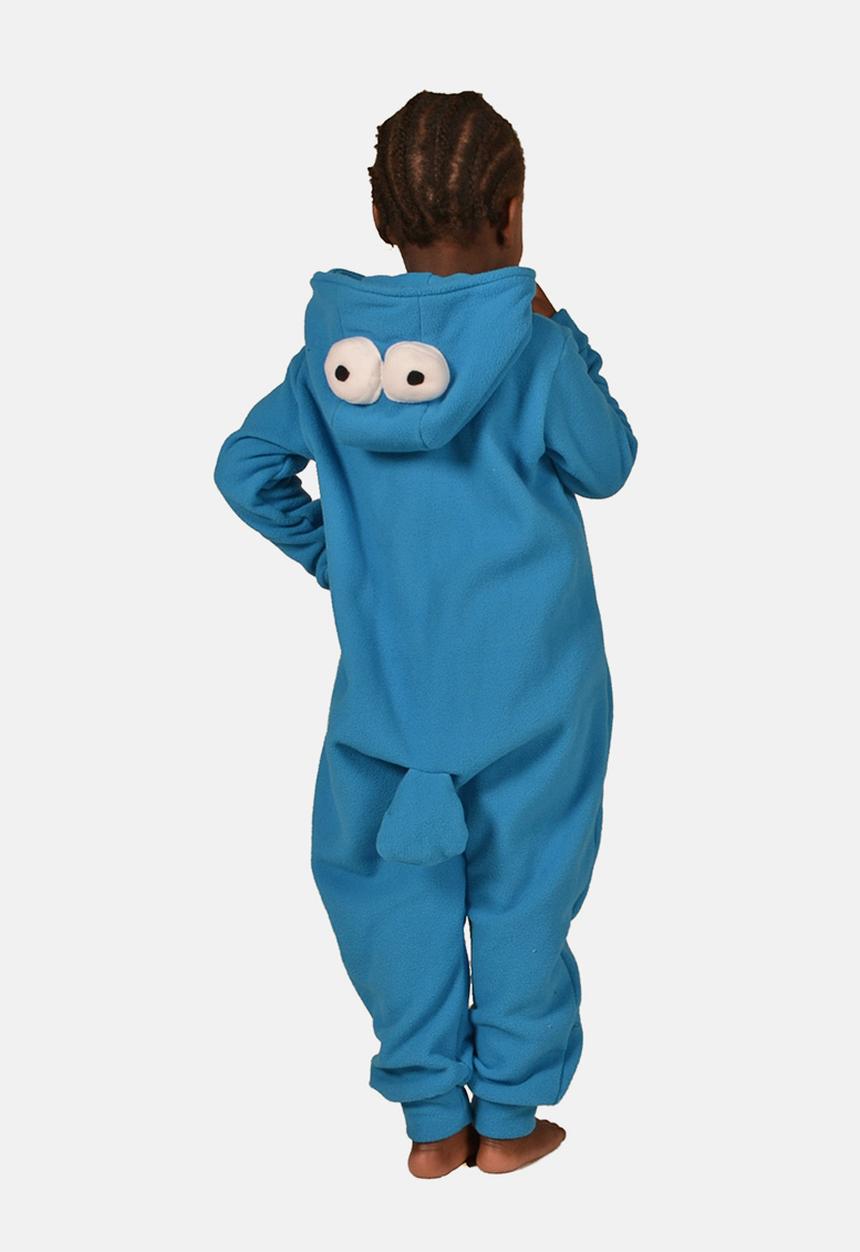 aFREAKa Clothing - Cookie Monster inpired Onesie Blue