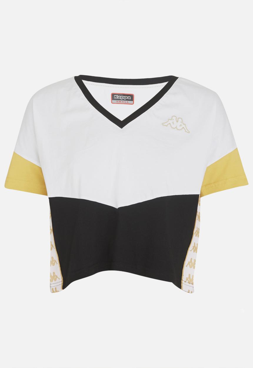 KAPPA - Banda Ladies Crop Tee Black and White