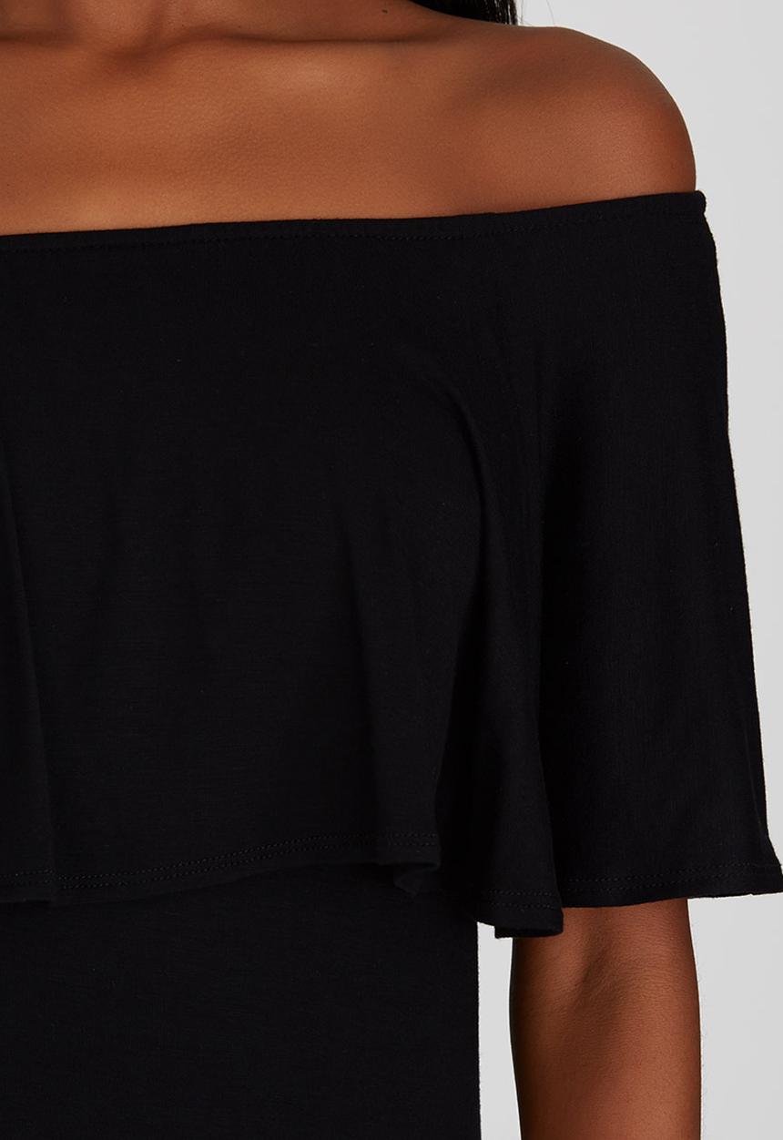 c(inch) - Bardot T-shirt Black