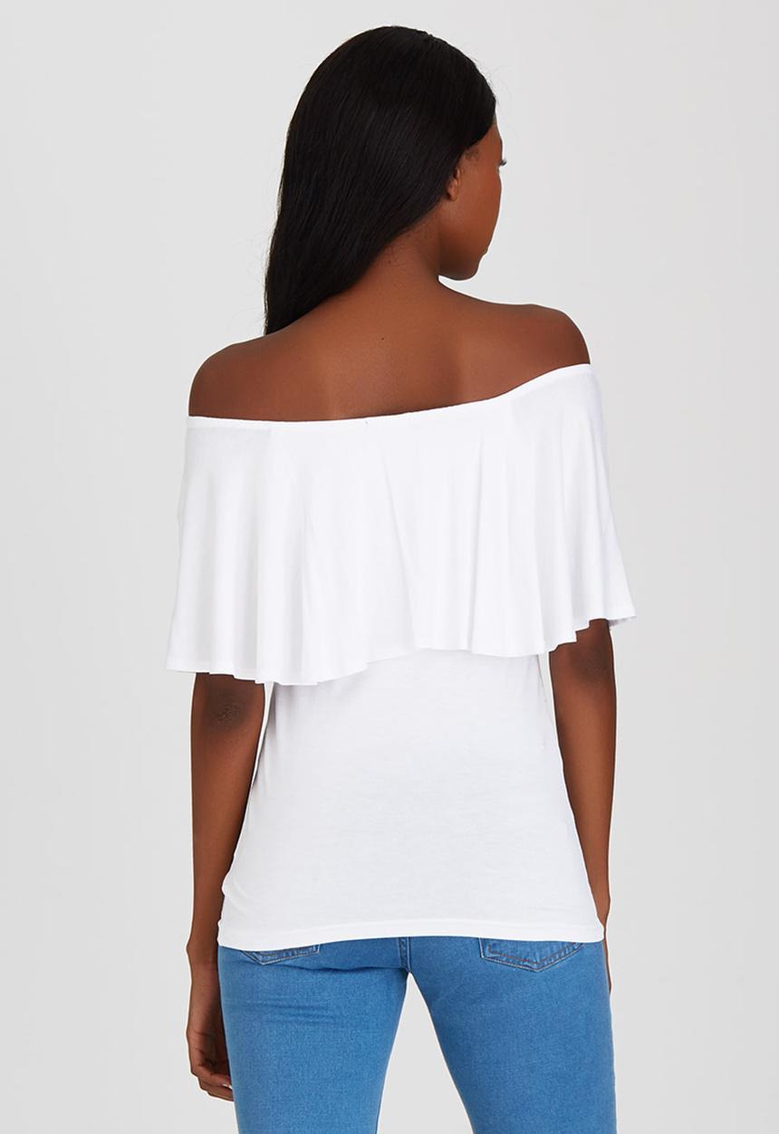 c(inch) - Bardot T-shirt White