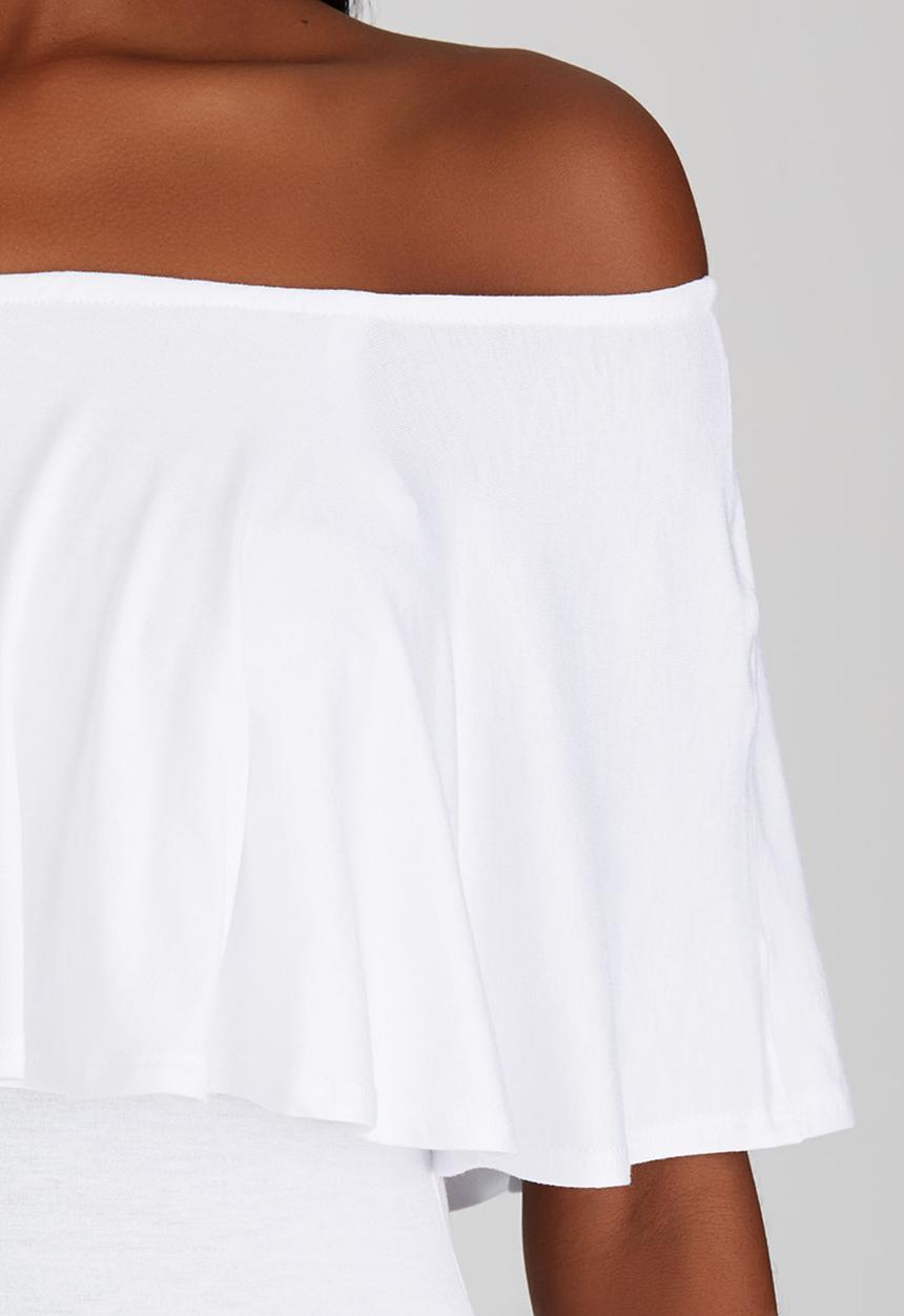 c(inch) - Bardot T-shirt White