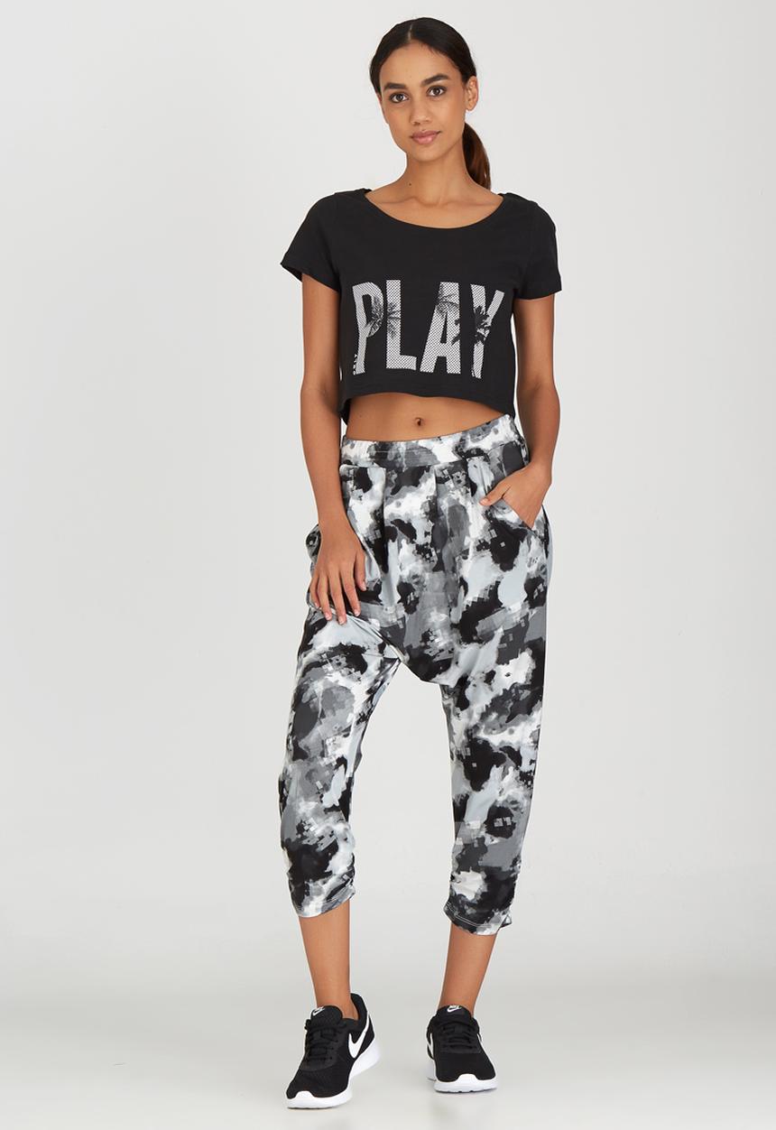 ONLY Play - Joyelle Cropped Tee Black