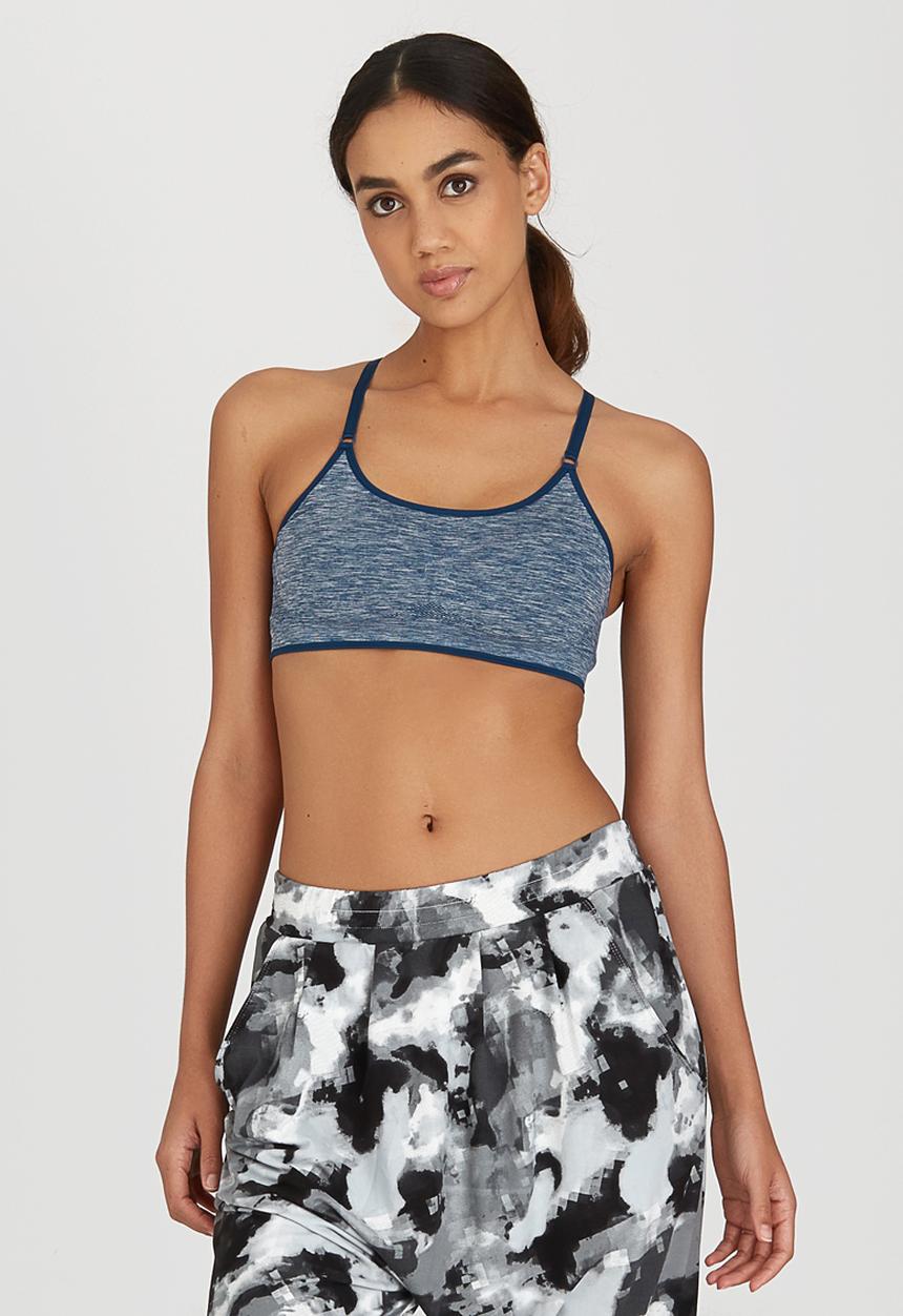 ONLY Play - Lucile Thin Strap Seamless Sports Bra Navy