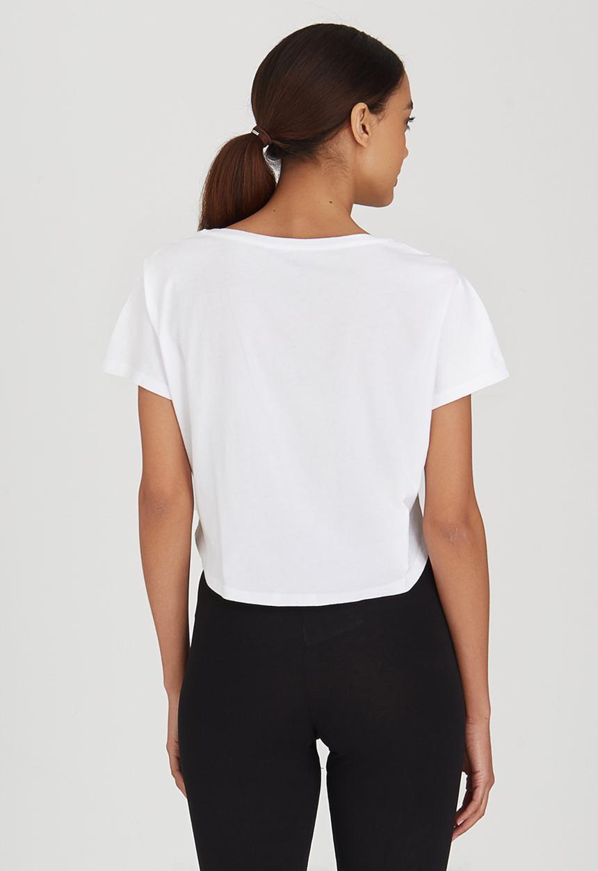 ONLY Play - Brianna Cropped Tee White