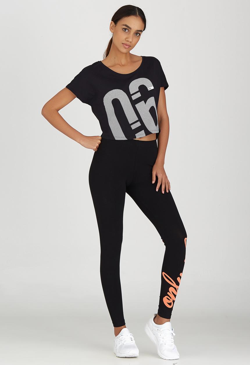 ONLY Play - Brianna Cropped Tee Black