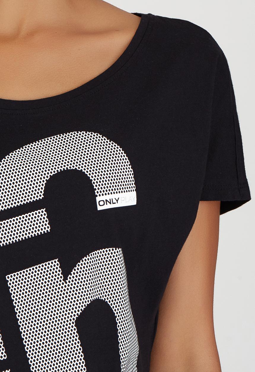 ONLY Play - Brianna Cropped Tee Black