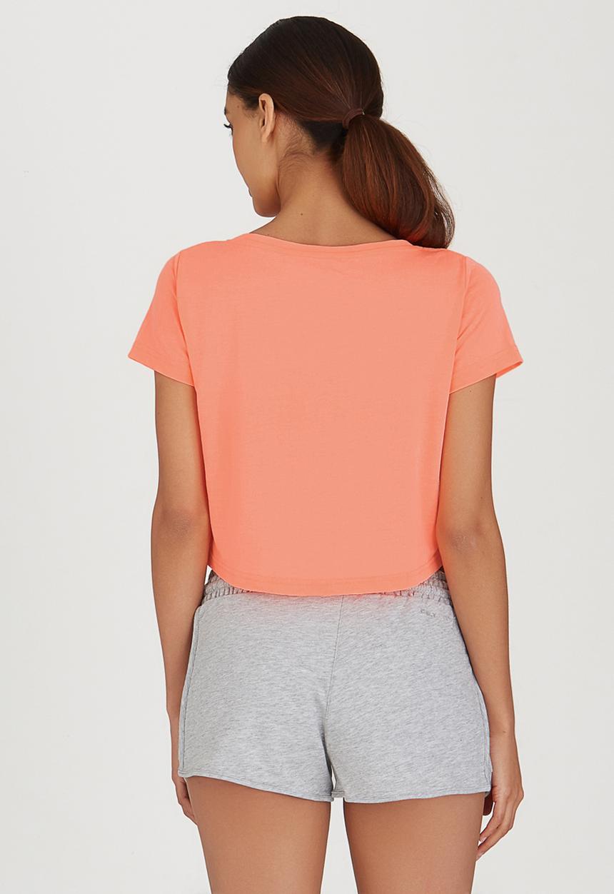 ONLY Play - Joyelle Cropped Tee Coral