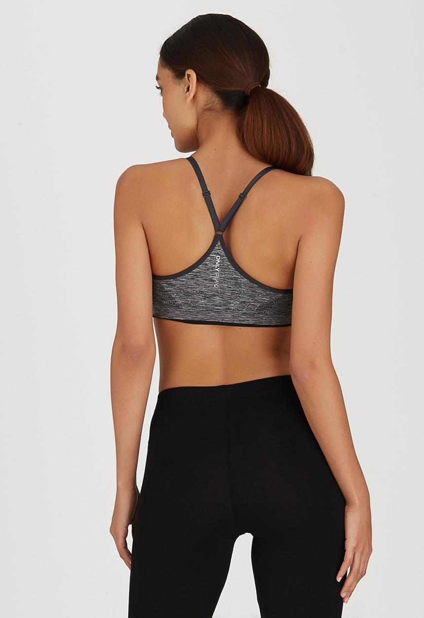 ONLY Play - Lucile Thin Strap Seamless Sports Bra Black