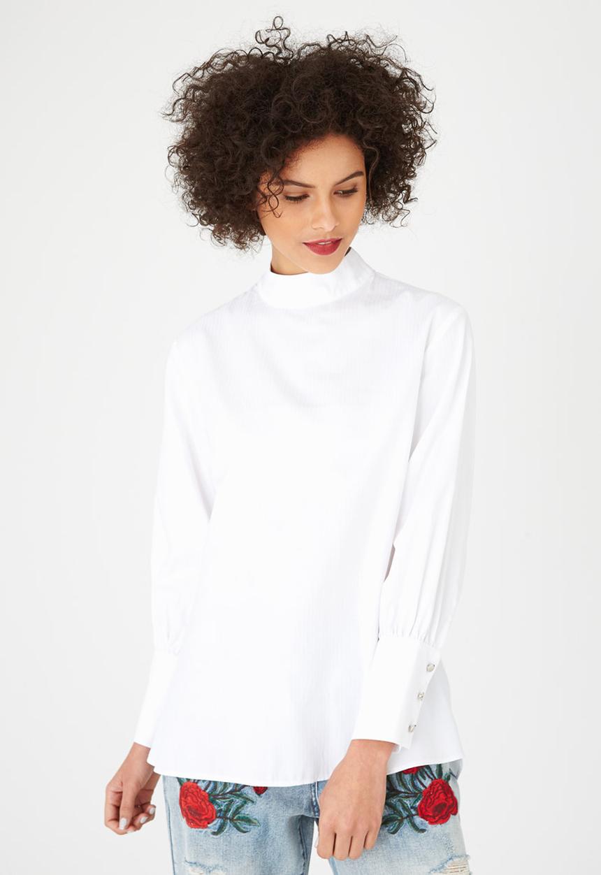 STYLE REPUBLIC - Structured Blouse White