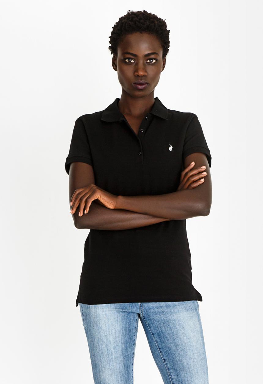 POLO - Margot short sleeve pony golfer - Black