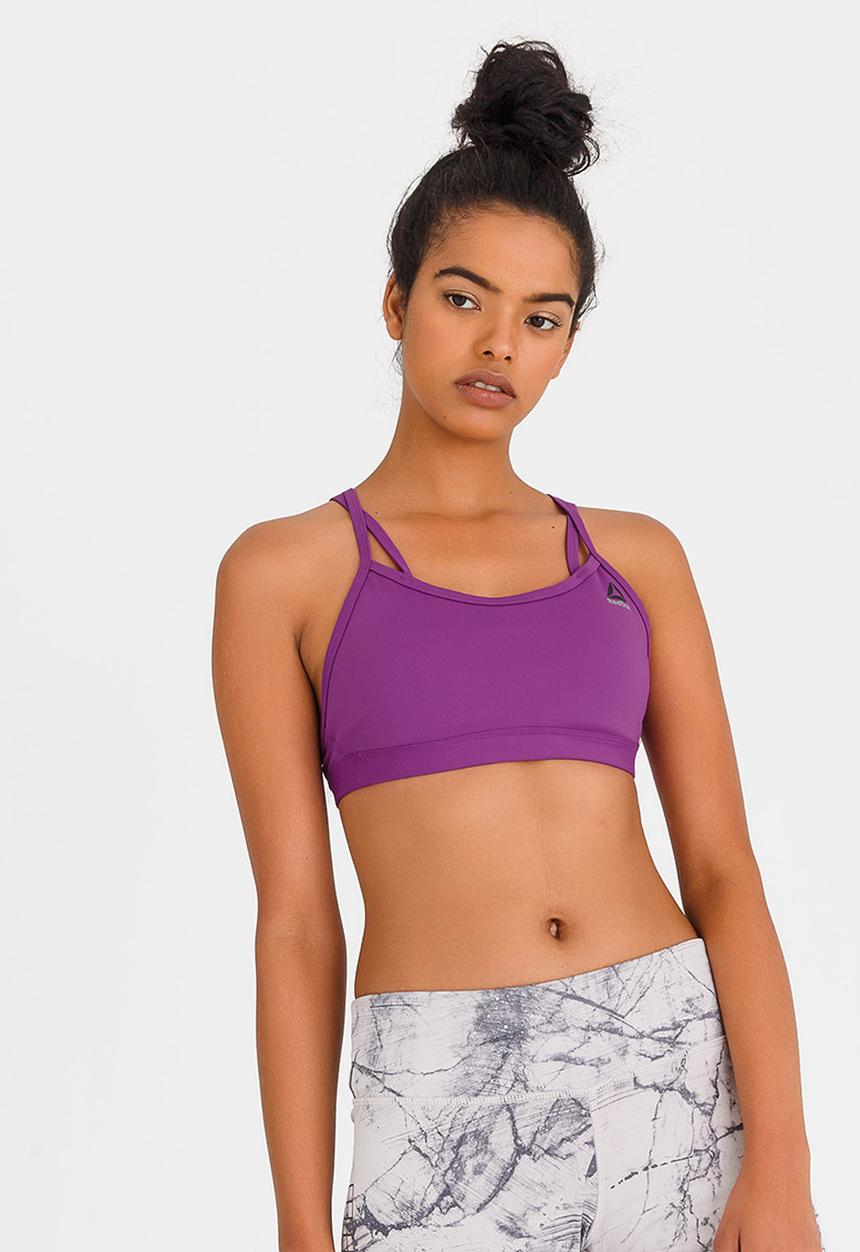 Reebok Classic - Training Hero Strappy Bra Dark Purple