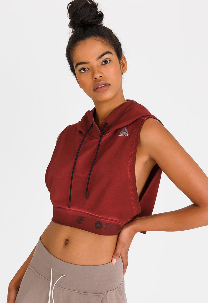 Reebok - Training Combat Glory Hoody Dark Red