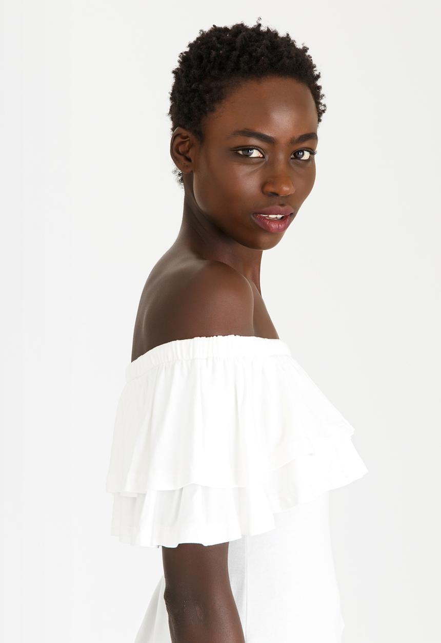 c(inch) - Bardot T-Shirt White