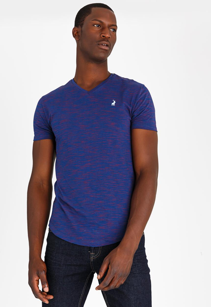 POLO - Classic Space Dye T Shirt Navy