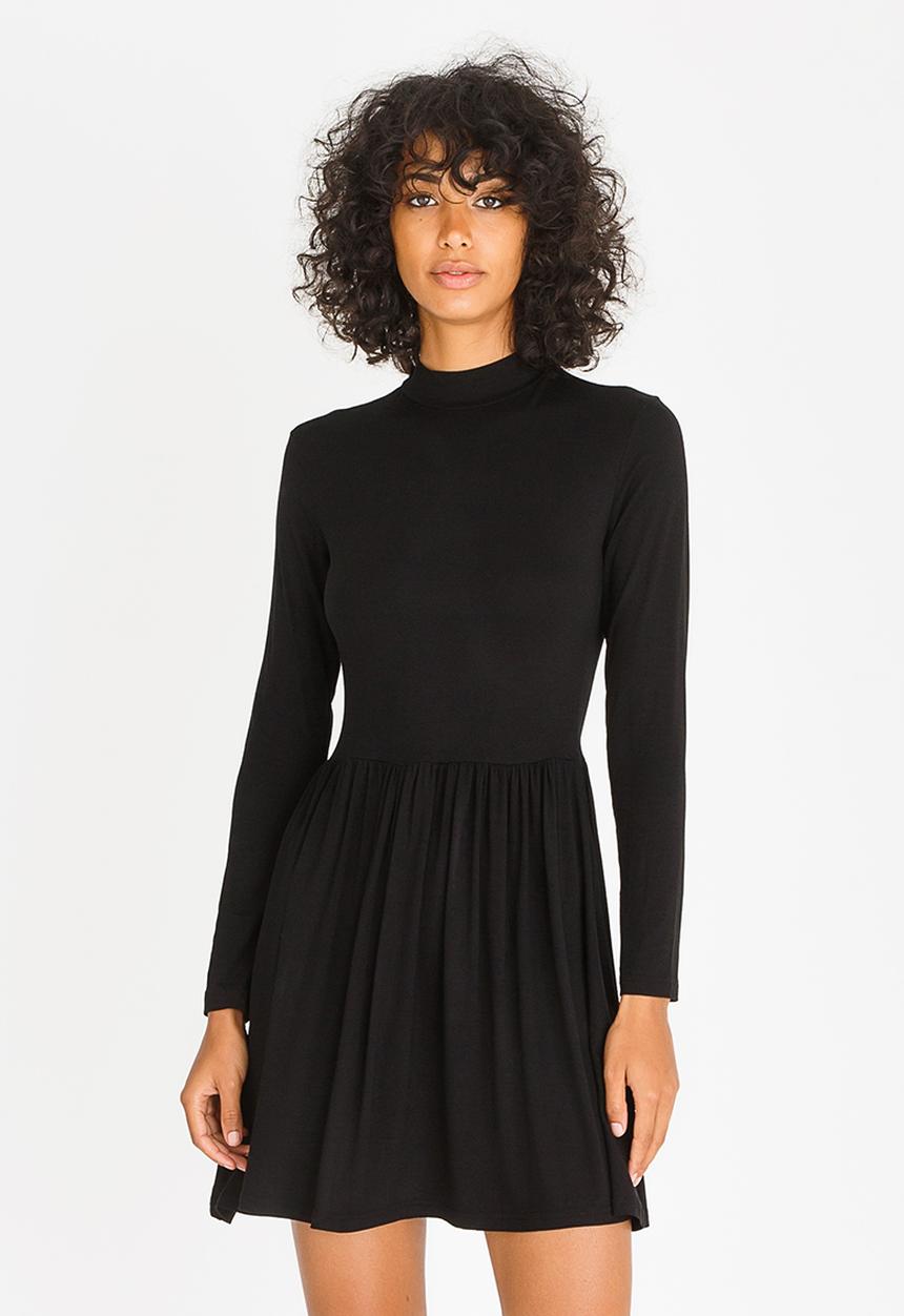 c(inch) - Fit and Flare Dress Black