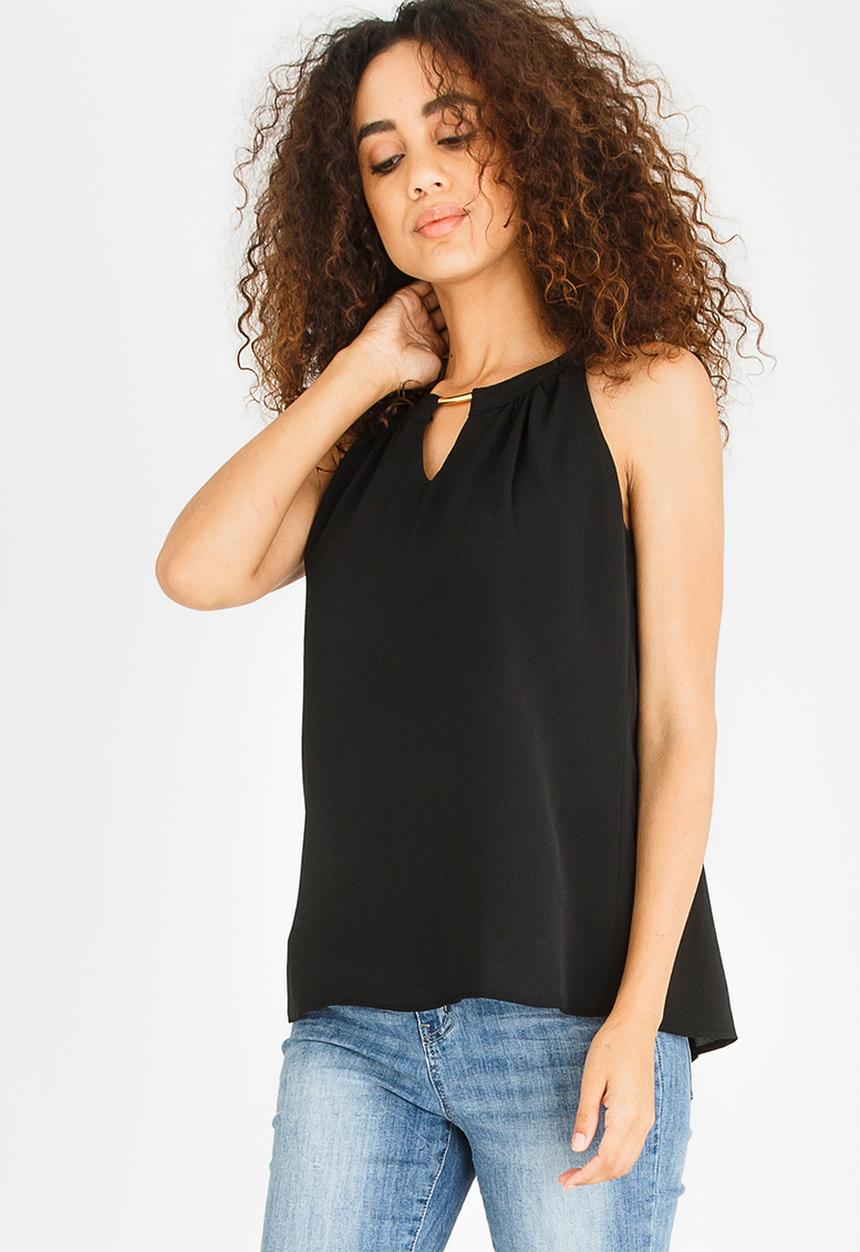 edit - Trim Detail Cami Black