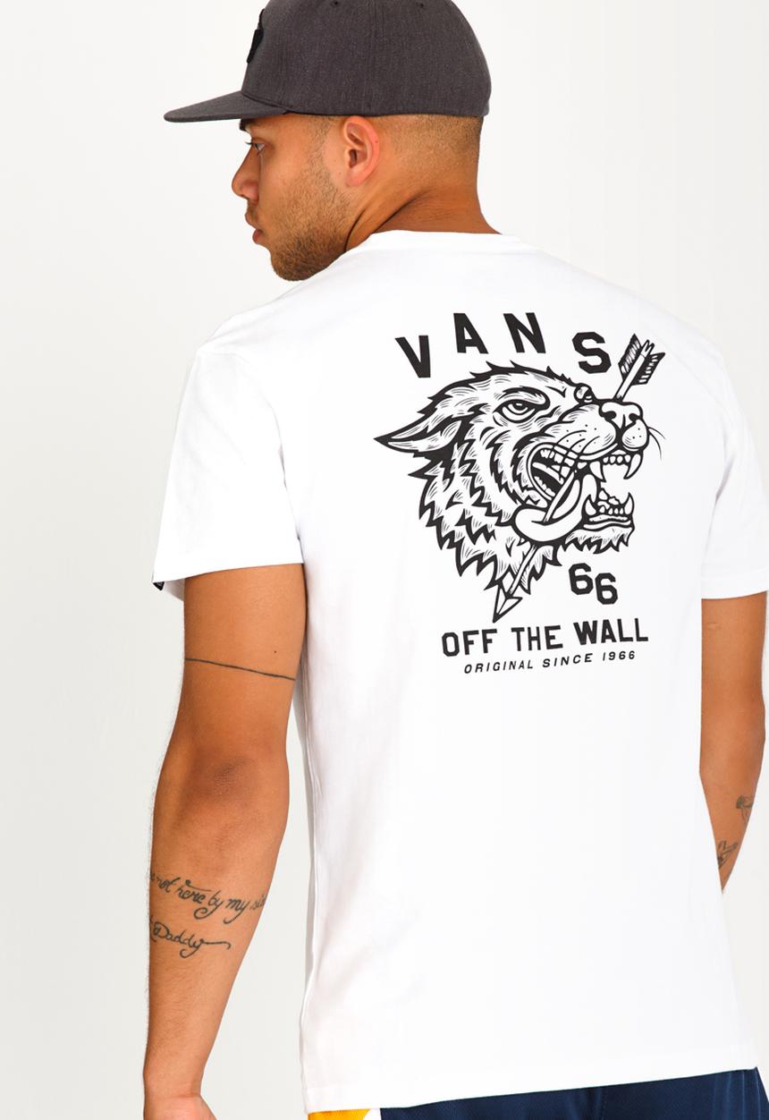 Vans - Tied Tongue  Printed Tee White