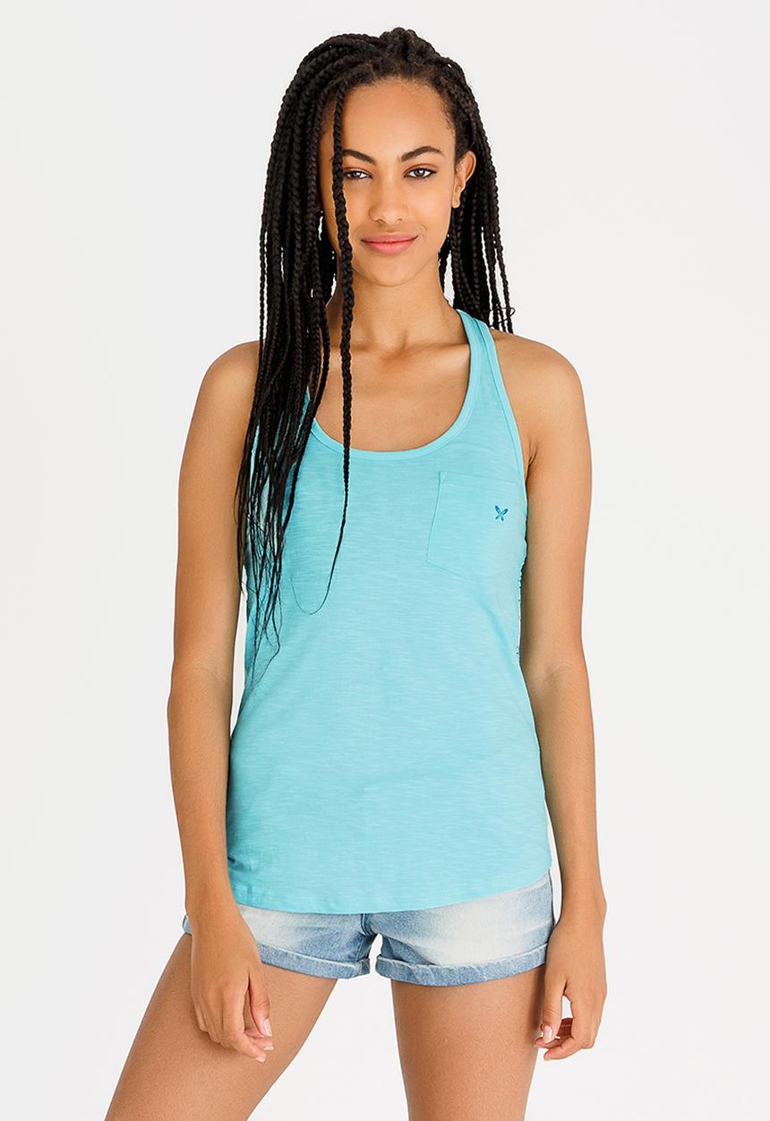 Lizzy - Larkin Vest Mid Blue