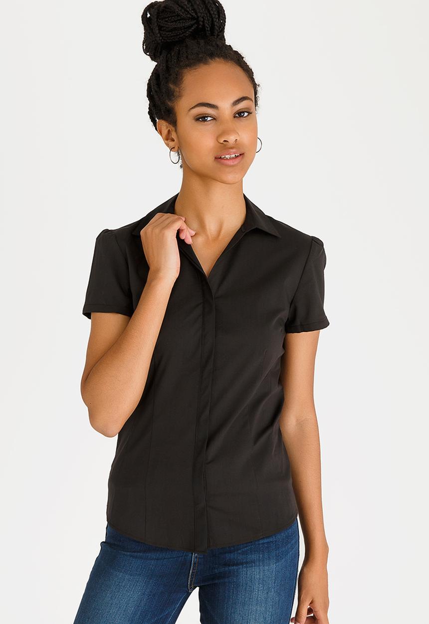 edit - Short Sleeve Shirt Black