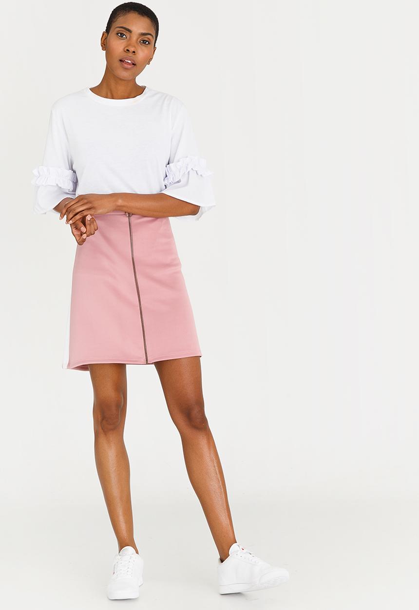STYLE REPUBLIC - Sports Luxe Mini Skirt Rose
