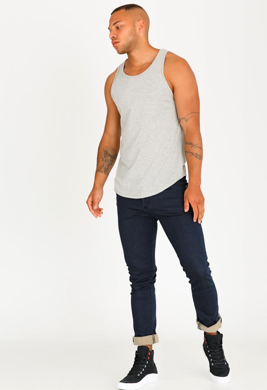 SOVIET - Wolfsburg Slim Leg Knitted Jolt Denim Blue