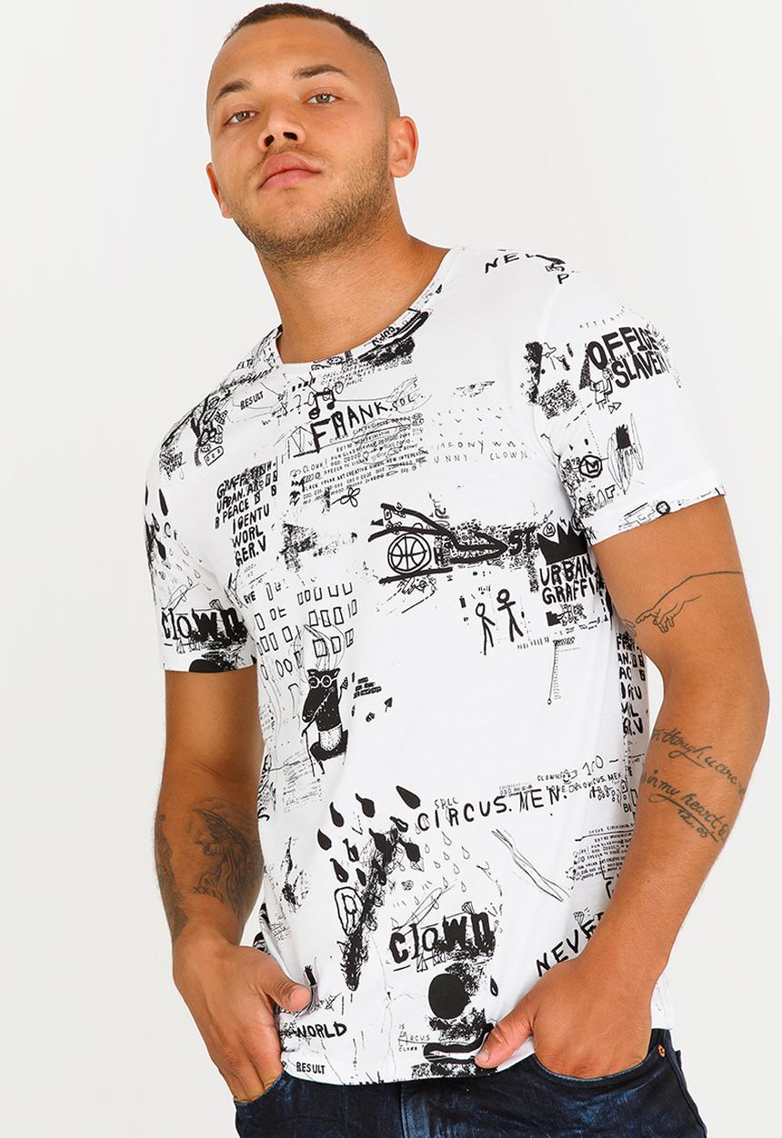 Only & Sons - Doodle Tee White