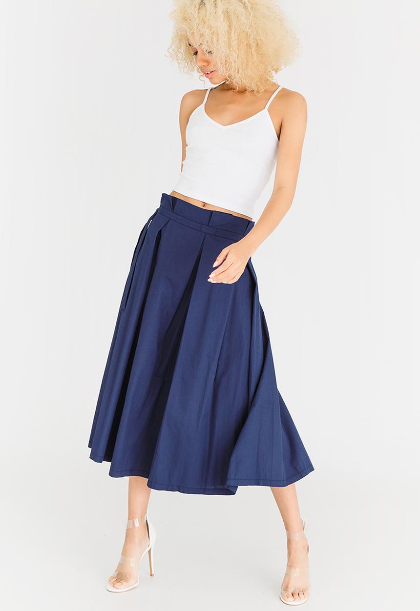 STYLE REPUBLIC - Paperbag Skirt Navy