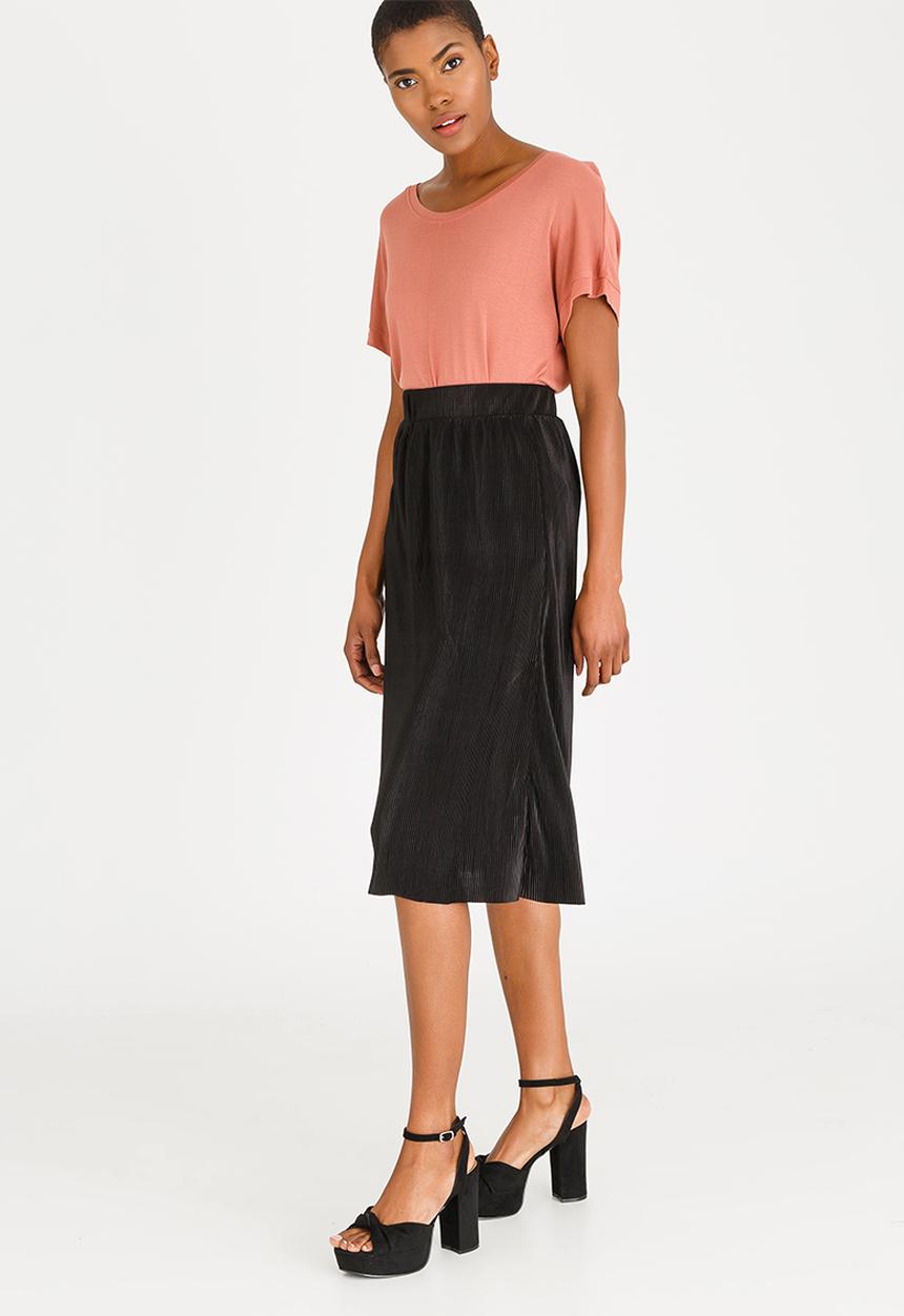 Noisy May - Jasper Calf Skirt Black