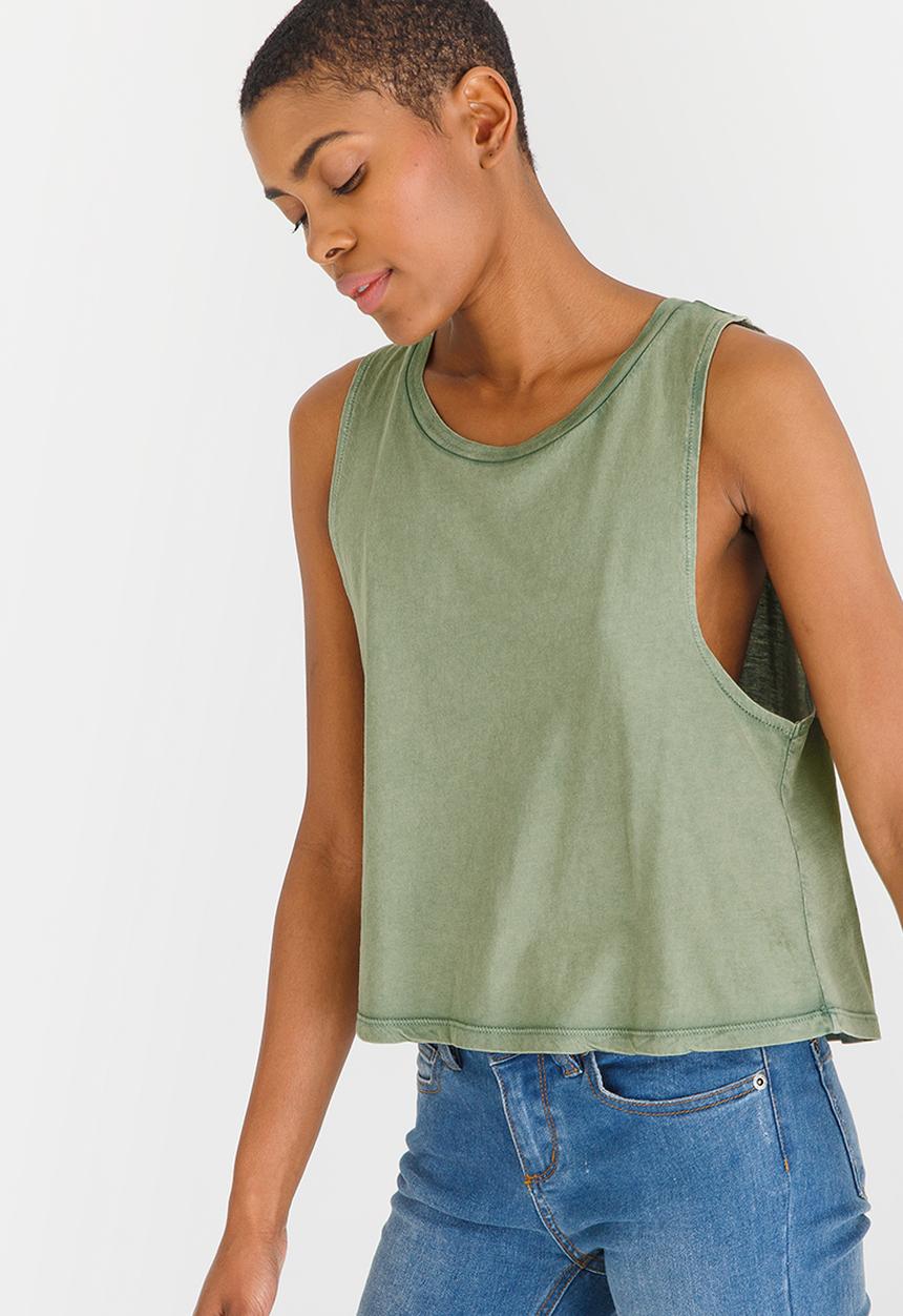 Billabong  - Sun Bleached Muscle Tee Green