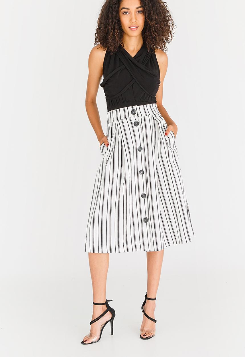 STYLE REPUBLIC - Fit and Flare Skirt Multi-colour
