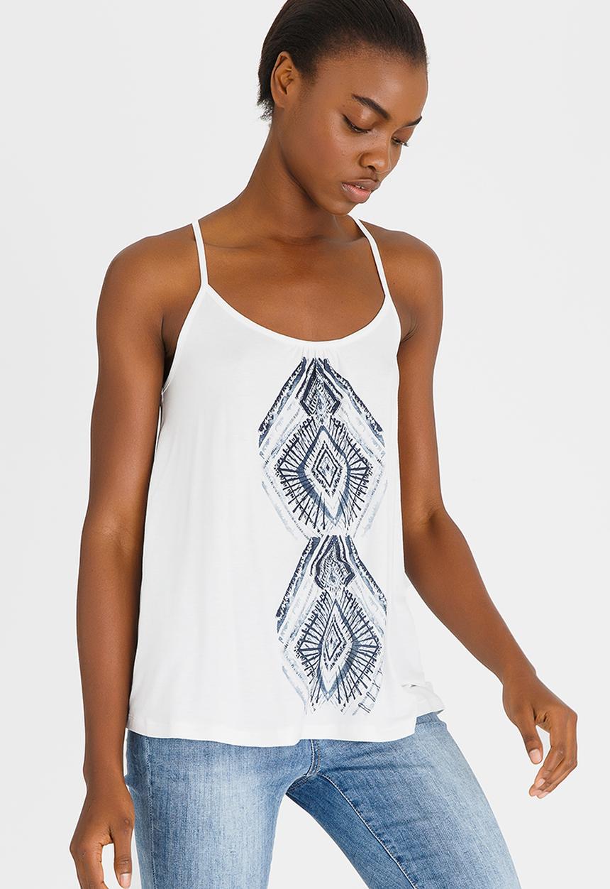 Roxy - Fly with Me Strappy Tee Cream