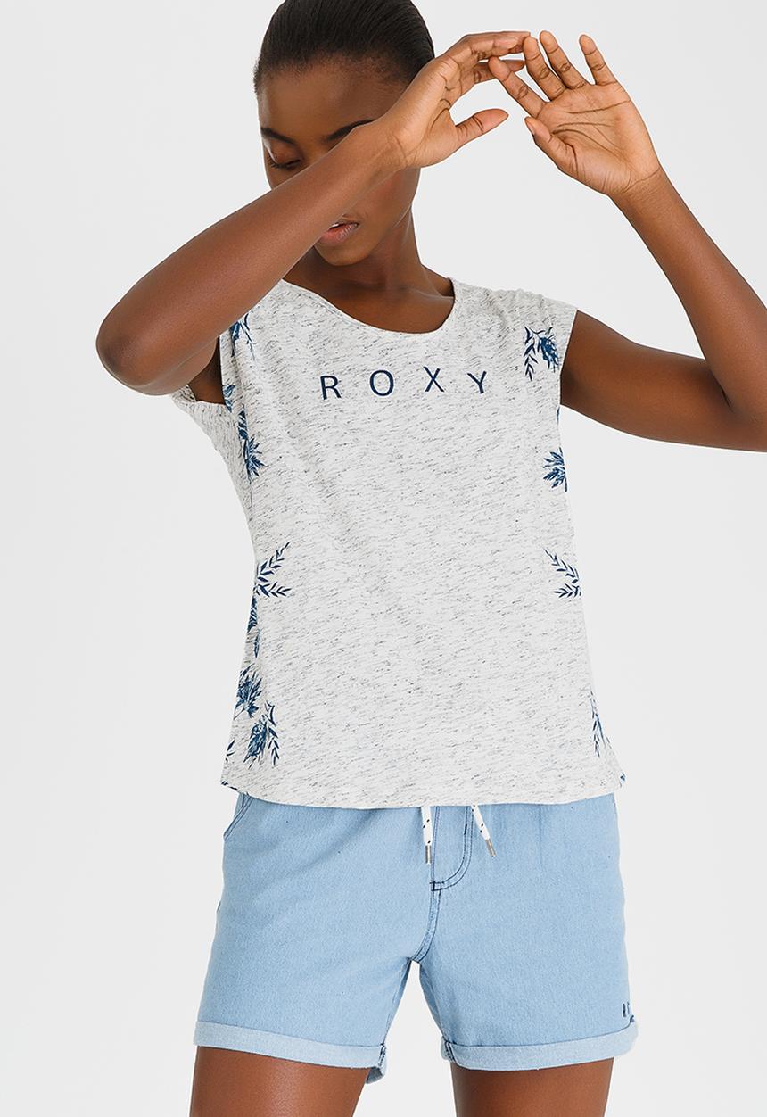 Roxy - Croco Island Tee Off White