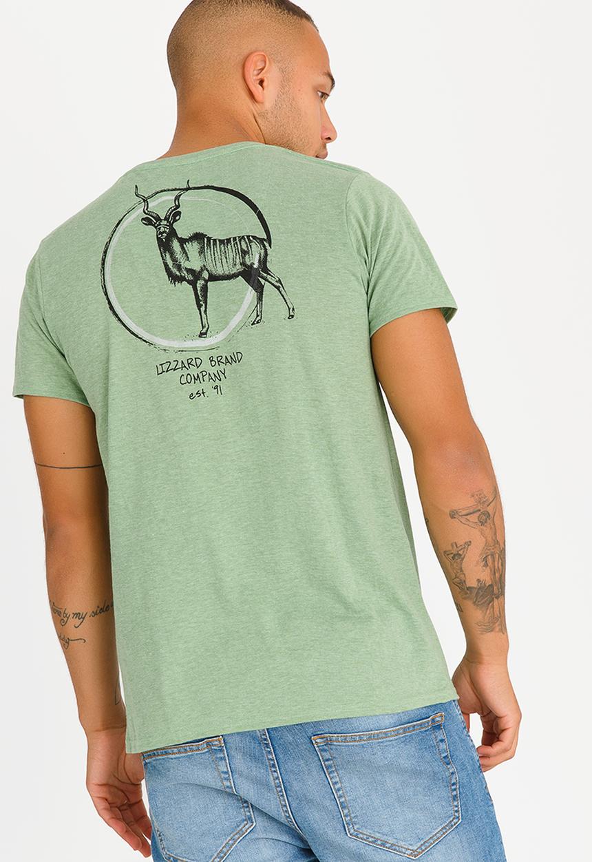 Lizzard - Rafael Tee Khaki Green