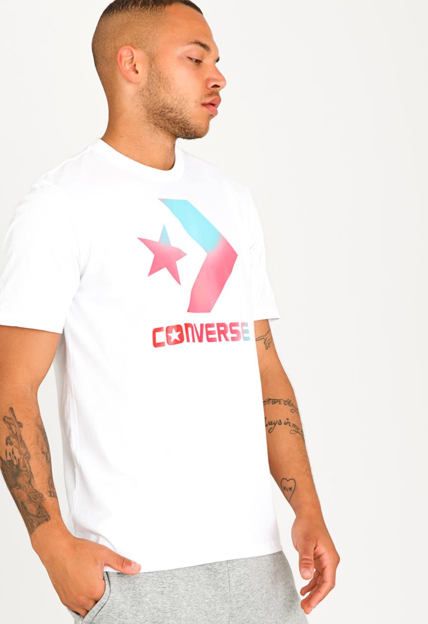 Converse - Heat Map Star Chevron Tee White