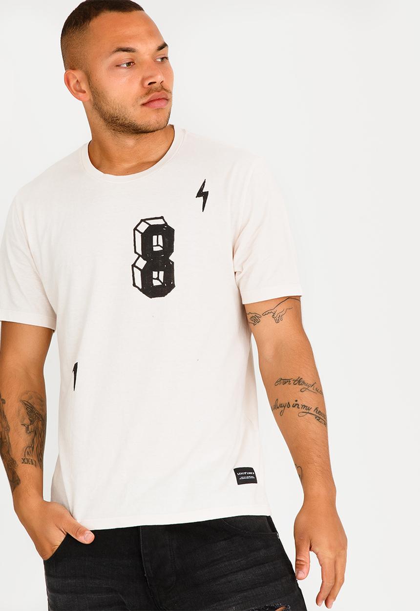 LEVI'S® LINE 8 - L8 Unisex Tee Lightning 8 Pale Pink