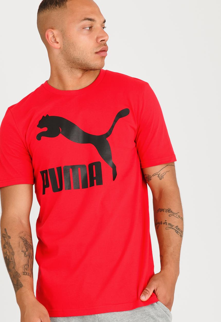 PUMA - Archive Logo Tee Print Red