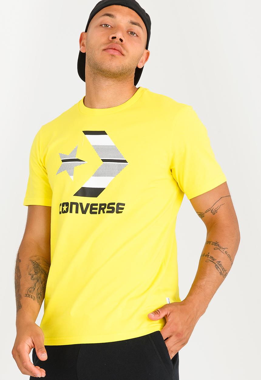 Converse - Star Chevron Stripe Fill Tee Yellow