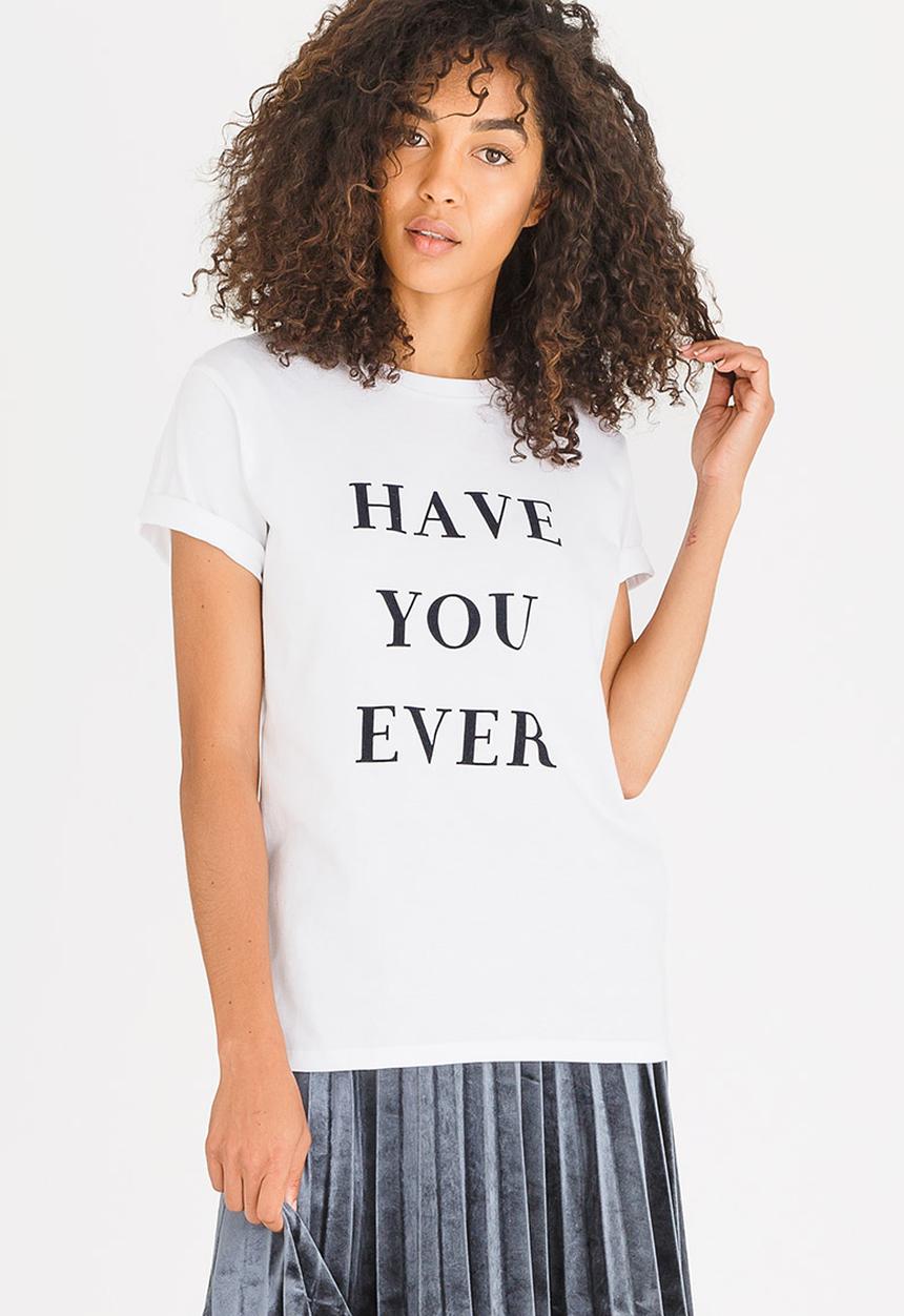 Mevrou & Co - Have You Ever Tee White