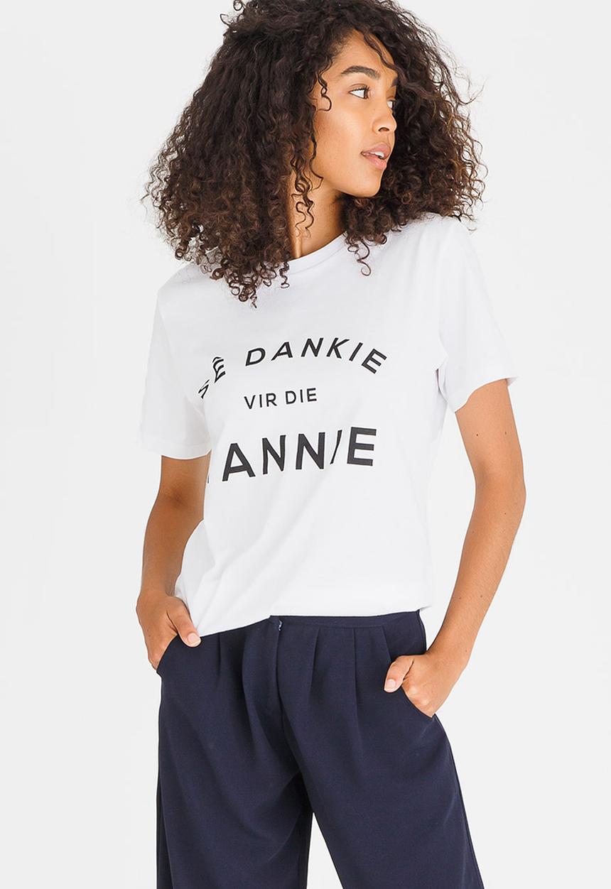 Mevrou & Co - Sê Dankie Vir die Tannie Tee White