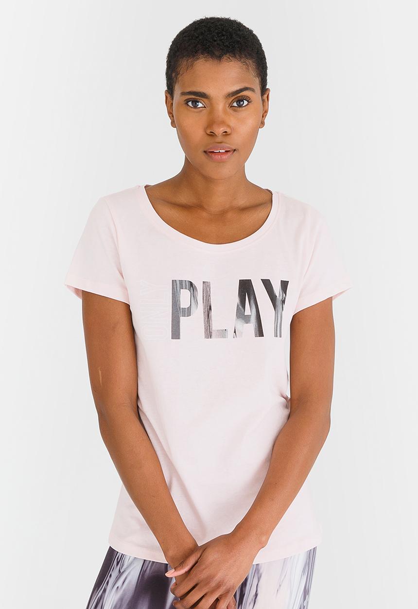 ONLY Play - Mici Regular Short Sleeve Tee Pale Pink