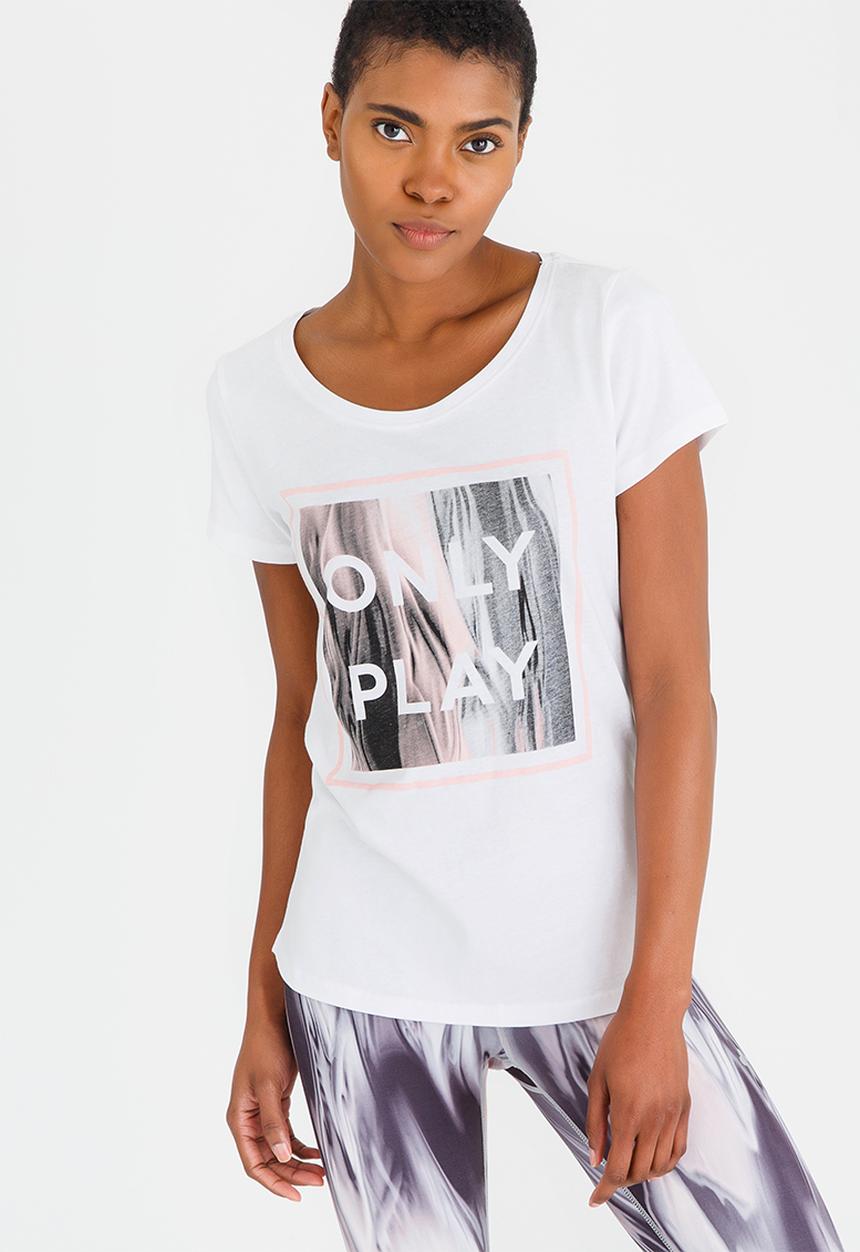 ONLY Play - Mici Regular Short Sleeve Tee White