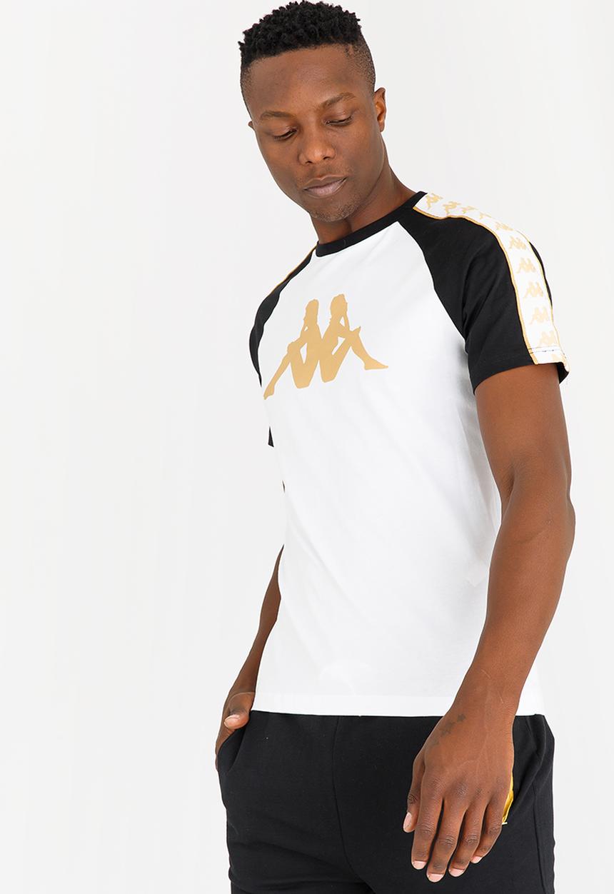 KAPPA - 222 Banda ATIKK Athletic Tee White