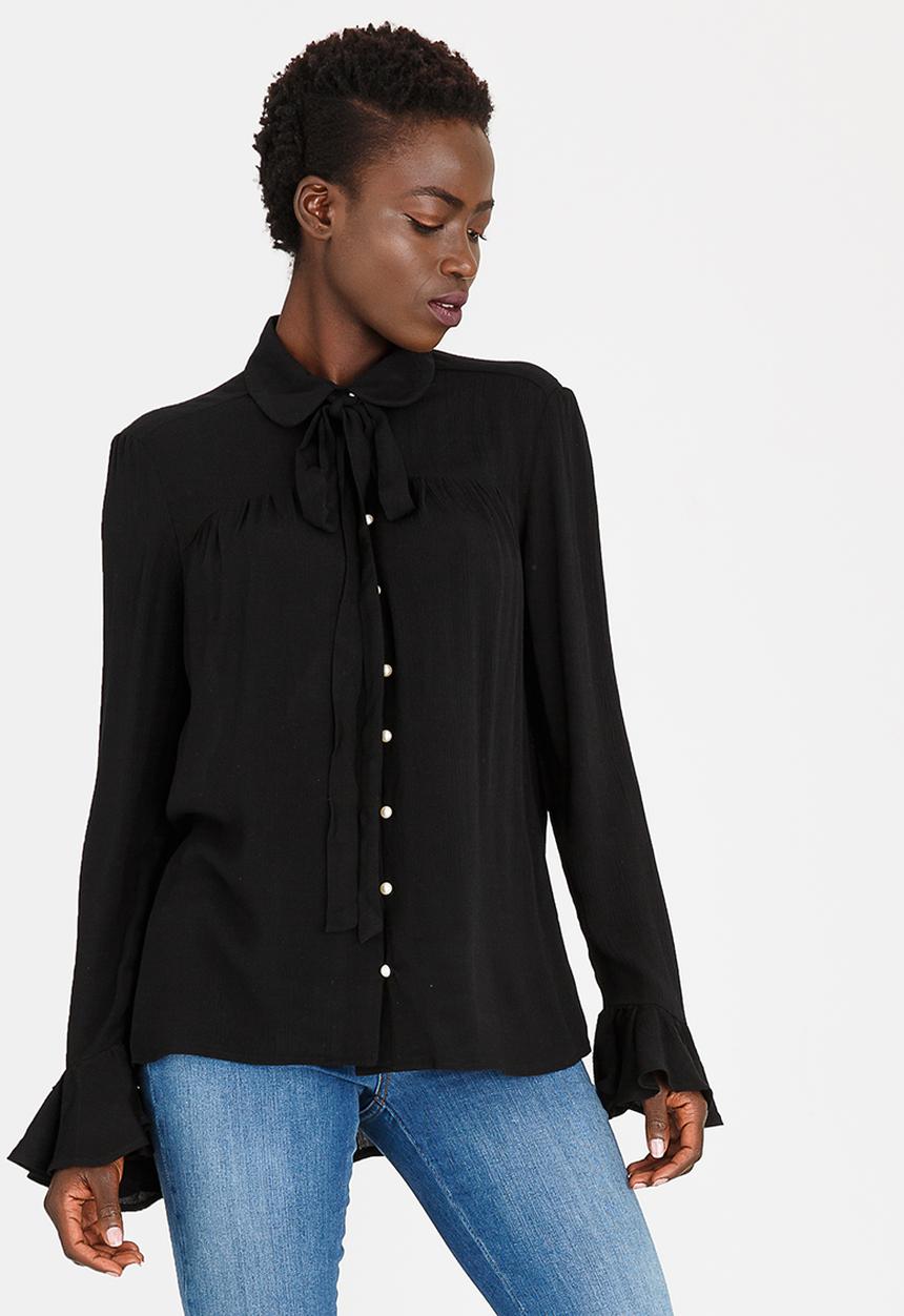 edit - Kittybow Blouse Black