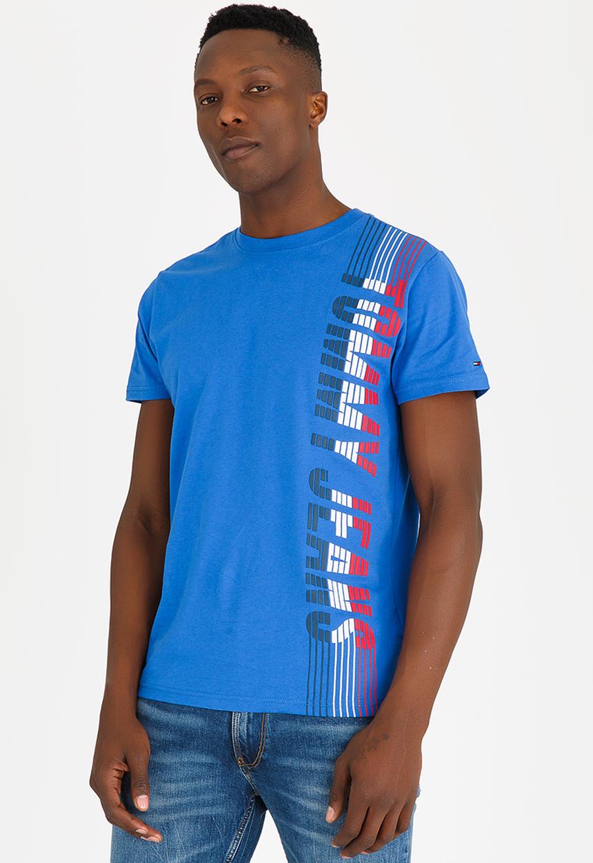 Tommy Hilfiger - Vertical Tee Blue