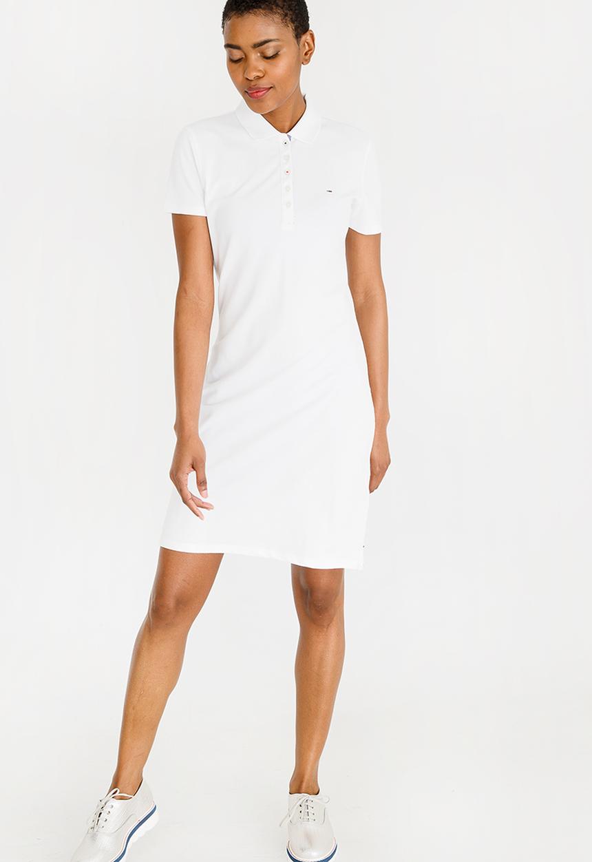 Tommy Hilfiger - Essential Polo Dress White