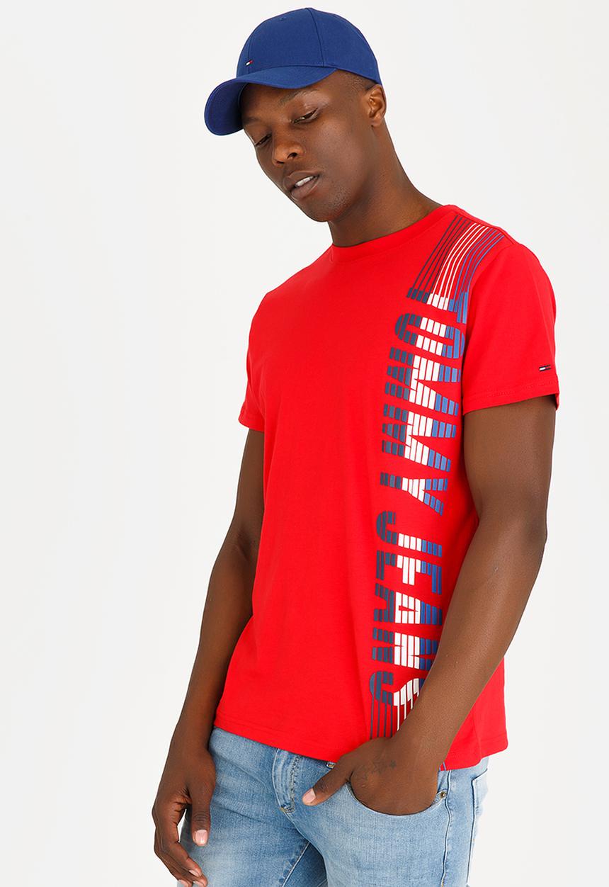 Tommy Hilfiger - Vertical Tee Red